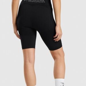 Gymshark Black Bike Shorts High Waist Compression